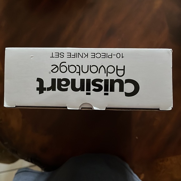 Cuisinart Advantage 10-Pc Printed Words Knife Set Chefs Knife with Blade Guard - Picture 4 of 4